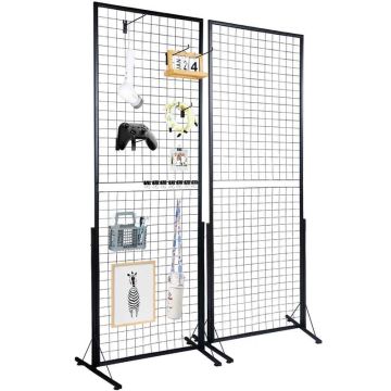 Решетчатая башня 61x170,7 см, проволочная двусторонняя подставка, 2 шт.