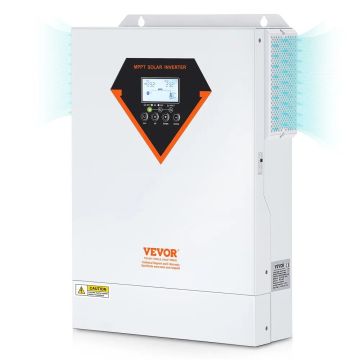 Hibrīds 5500 W saules invertors ar MPPT kontrolieri, 230 V