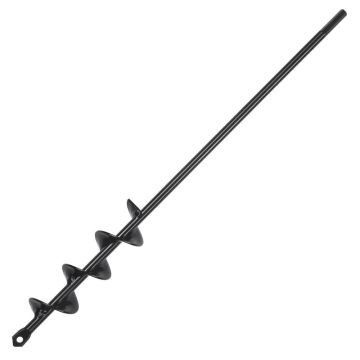 Шнековая посадочная насадка, спиральная, 1,6 x 16,5 дюймов, шестигранник 3/8 дюйма.