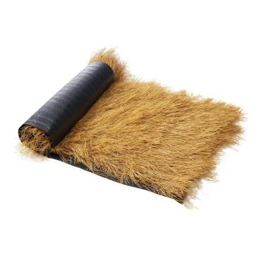 Mākslīgais salmu jumts 0,5x6 m, tiki bāra jumta paklājiņš, ūdensizturīgs un ugunsdrošs
