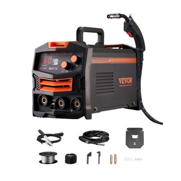 Портативный сварочный аппарат MIG Synergic, 130 А, инвертор на IGBT-транзисторах.