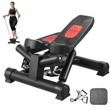 Kardio trenažiera kāpnes ar pretestības lentēm un LCD monitoru, celtspēja 150 kg