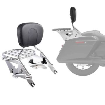 Motocikla sēdekļa atzveltne ar bagāžas plauktu, Harley-Davidson Touring