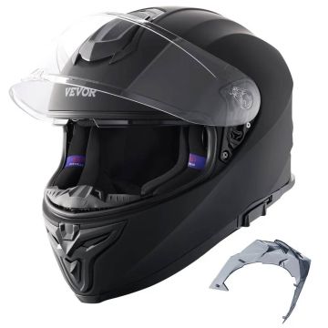 Slēgta motocikla ķivere ABS, Bluetooth, maināmas lēcas, DOT