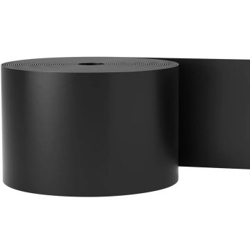 Ainavu apmale, 25 cm dziļa, 24 m gara, pārstrādāta HDPE, melna