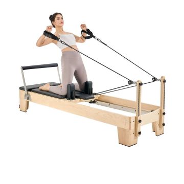 Koka Pilates reformatora trenažieris ar pretestību, līdz 180 kg