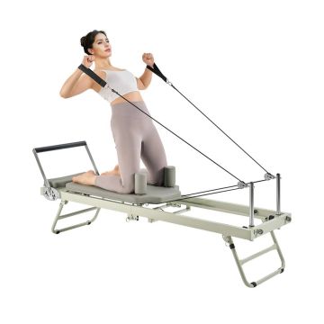 Salokāms Pilates reformators ar atsperi un virvi, līdz 180 kg