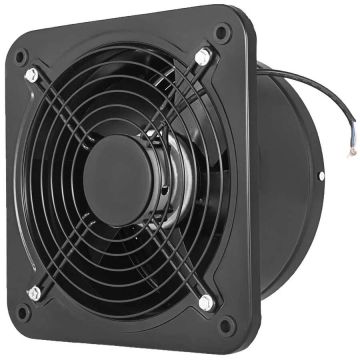 Industriālais metāla aksiālais gaisa nosūces ventilators 250 mm
