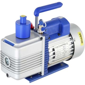 Divpakāpju vakuuma rotācijas sūknis, 10 CFM, 220 V, zils