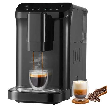 Automātiska espresso kafijas automāts ar dzirnaviņām, 15 bāri, 1,5 l tvertne