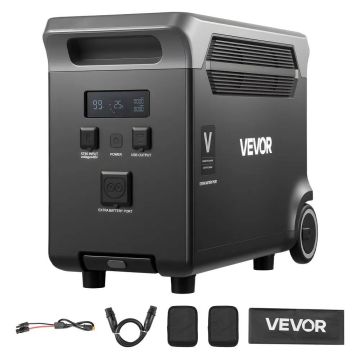 Pārnēsājams LiFePO4 akumulators 3840 WH ar 3 izejām, lietošanai mājās un ārpus tām