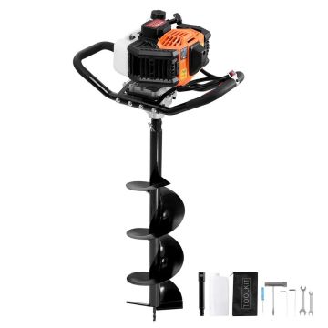 Gāzes zemes urbis 52 cm³ 1450 W, 8 collu urbji, oranžmelns