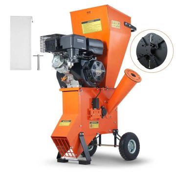 Koka šķeldotājs ar benzīna dzinēju, 17 cm, 420cc, 8,6 kW