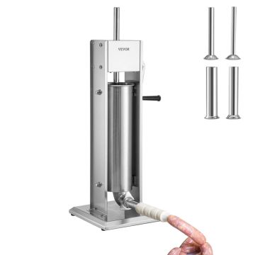 Manuālais desu pildītājs 7 l, 304 nerūsējošais tērauds, 2 ātrumi, 4 caurules
