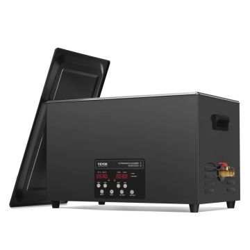 30 litru ultraskaņas tīrītājs, 600 W, 40 kHz, ar sildītāju un taimeri