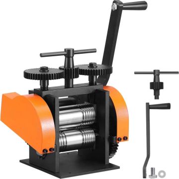 Velmēšanas iekārtas juvelierizstrādājumiem, 45 mm, 3 vienā, 0–6 mm biezums