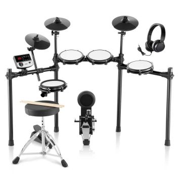 Электронная ударная установка с 32 барабанами, 480 звуками, USB MIDI и наушниками.