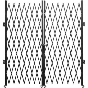 Divkārši salokāmi šķērveida drošības vārti 310 × 154 cm