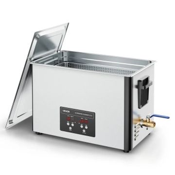 30 l ultraskaņas tīrītājs, nerūsējošais tērauds, 480 W, 40 kHz, profesionāls