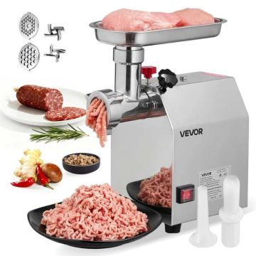 Elektriskā gaļas maļamā mašīna, 2,3 kg/min, 600 W, nerūsējošā tērauda