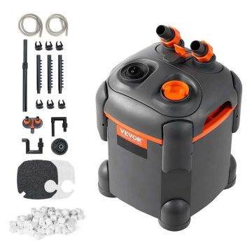 113,6 l akvārija filtrs ar 8 W UV lampu, kluss