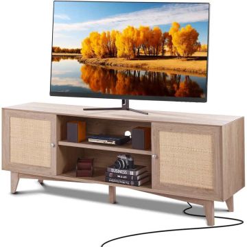Boho ozolkoka TV skapītis, 191 cm