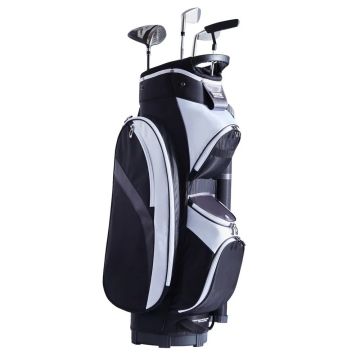 Golfa soma 36 collas ar 14 nodalījumiem, neilons, melna