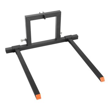 3 punktu traktora palešu dakšas, 680 kg, regulējams platums 73,5–117 cm, garums 128 cm