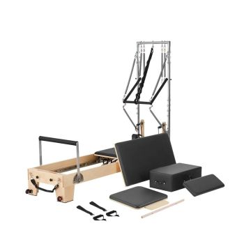 Koka Pilates reformators ar dubultu pretestību, līdz 180 kg