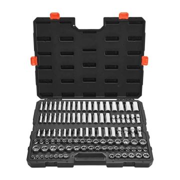 Uzgaļu komplekts 104 gab. 6–24 mm, CR-V tērauds, mehāniķiem