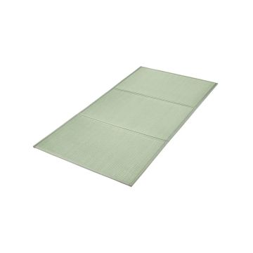 Japāņu tatami paklājiņš, saliekams matracis ar neslīdošu pamatni (dabīgs zāliens)