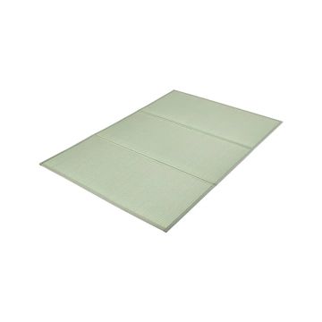 Japāņu Queen izmēra saliekamais tatami matracis (dabīgs zāliens)