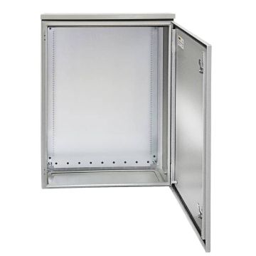 Электрический щит для наружного и внутреннего использования, 70x50x20 см, UL, IP65, углеродистая сталь.