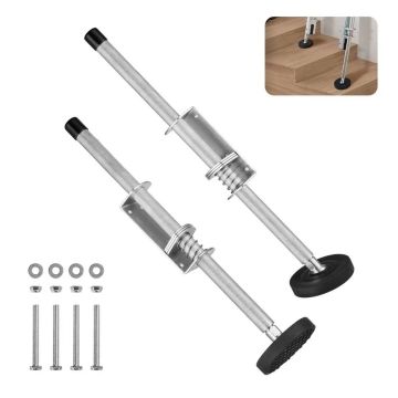 Kāpņu nolīdzināšanas instruments, 20 collu tērauds, 550 mārciņu celtspēja, stabilizators