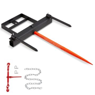 39 collu siena šķēps ar stabilizatoriem un ķēdi mini iekrāvējam