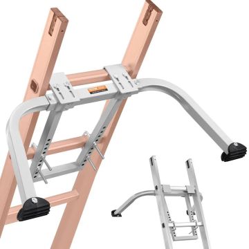 Kāpņu stabilizators ar gumijas pēdām, jumta āķis