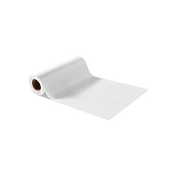 Galvas balsta medicīniskā papīra ruļļi, 25 gab., 8,5" x 225 pēdas, balti, vienreizlietojami