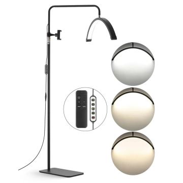 23 collu LED grīdas lampa skropstu pieaudzēšanai ar tālruni un tālvadības pulti