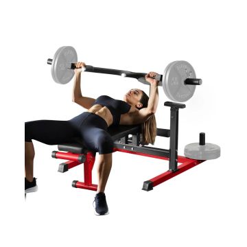 Krūšu preses trenažieris, 180 kg, regulējams sols, lietošanai mājās