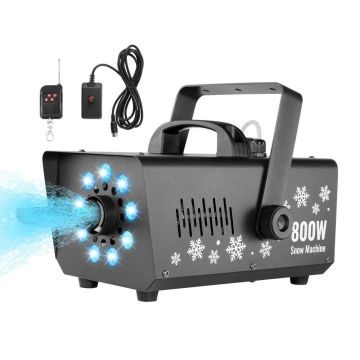 Rokas/piekarināms sniega pūtējs 800 W ar LED un tālvadības pulti, 1 l tvertne