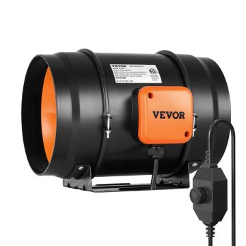 Iebūvēts kanāla ventilators 203 mm 506 CFM ar maināmu ātruma kontroli