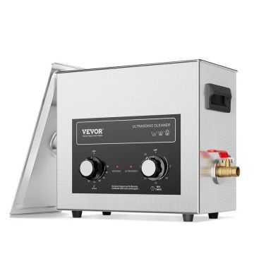 Ultraskaņas tīrītājs 6L ar sildītāja taimeri un grozu, 180W