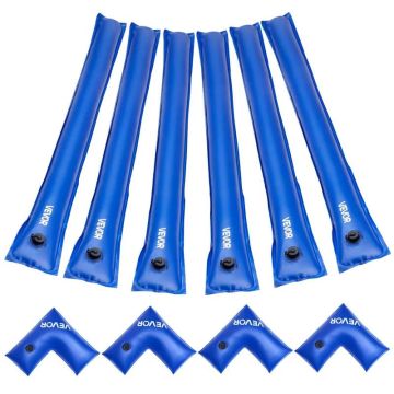 Baseina pārsega ūdens maisu komplekts, PVC, 6 gab., 2400 mm