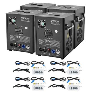 Устройство для создания холодного искрового разряда 4x500 Вт с DMX-контроллером, регулируемая высота.