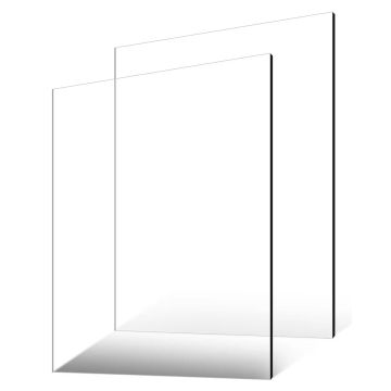 Plexiglas akrila loksnes, 2 gab., 24x36 collas, caurspīdīga plastmasa
