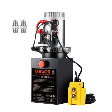 Hidrauliskais sūknis pašizgāzēja piekabei, 6 l, 0,91 GPM, 3200 PSI, 12 V