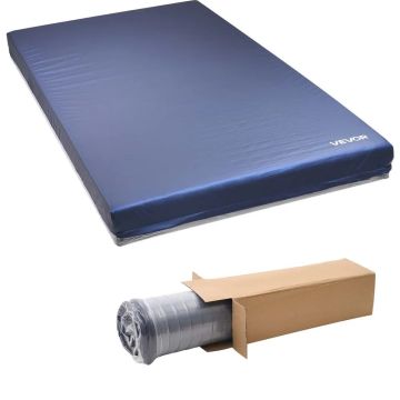 Medicīniskās kvalitātes divslāņu putu slimnīcas gultas matracis, 1067x2030x153 mm, slodze 295 kg