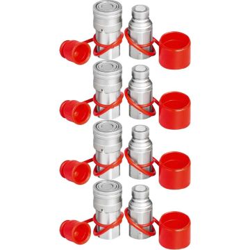 Гидравлическая быстроразъемная муфта 1/2" NPT (ISO 16028), 4 пары.