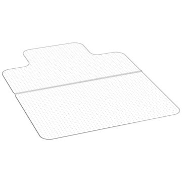Plastmasas biroja krēsla paklājiņš, 91,5x122,5 cm, neslīdošs, īsspalvainiem paklājiem