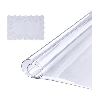 Прозрачная скатерть из ПВХ, 36x72 дюйма, толщина 1,5 мм.